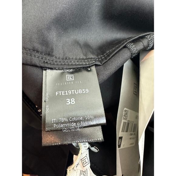 Frederica Tosi Black High Waisted Sexy Jumpsuit with Halter Tie sz 38=XS/S/2 NWT - Picture 11 of 13